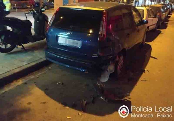 Localizan en Montcada a un conductor que se dio a la fuga tras chocar ...