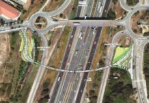 Una nueva pasarela sobre la AP-7 mejorará la conexión entre dos zonas de Sant Cugat
