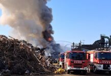 Un incendio en la planta de reciclaje Ferimet de Granollers obliga a activar la prealerta del PROCICAT