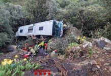 El accidente de un autobús en el Montseny deja 83 afectados, siete de ellos heridos graves